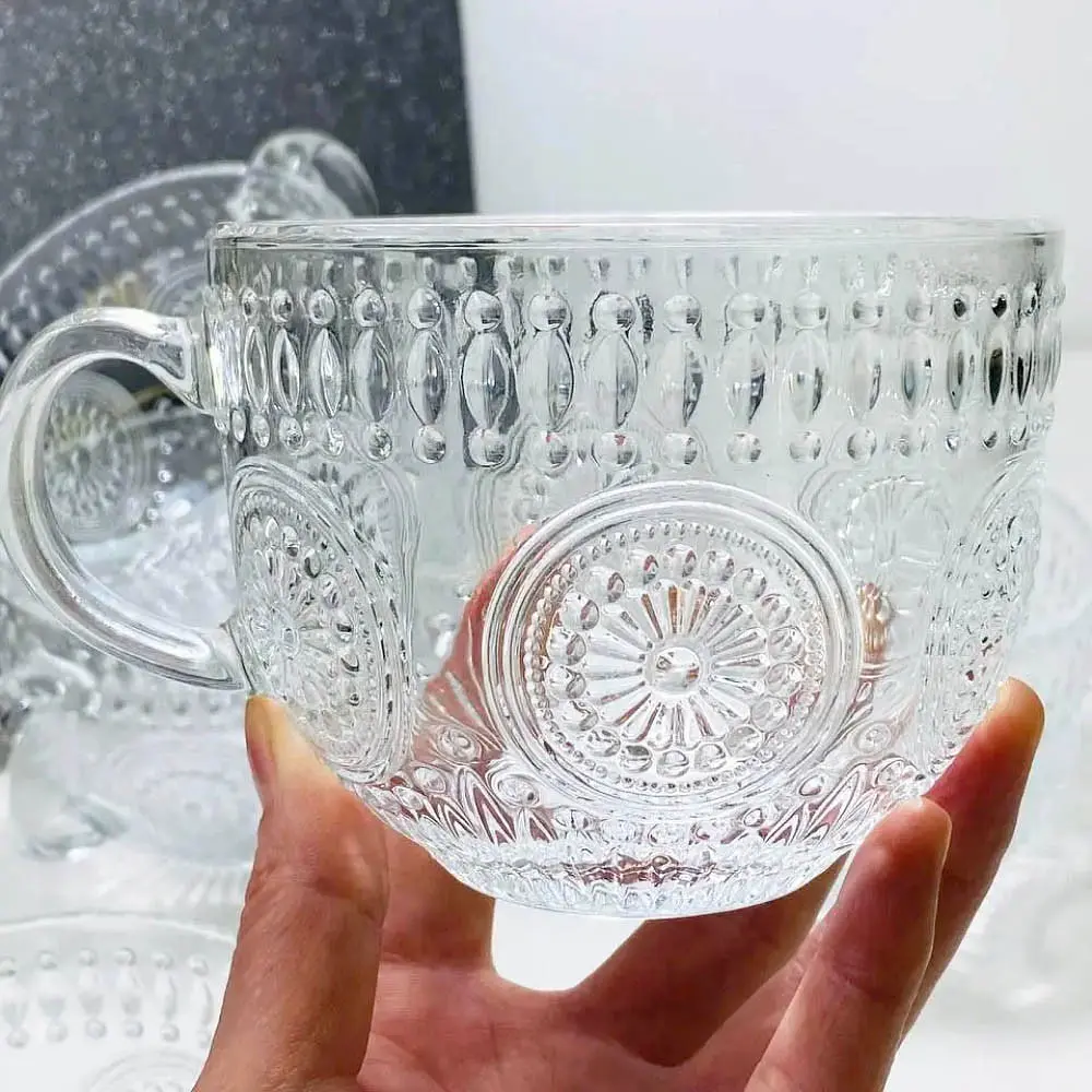 Набір чашок скляних Deli Glass Madison 440 мл 6 шт. (87ZB322B/6) - фото 7