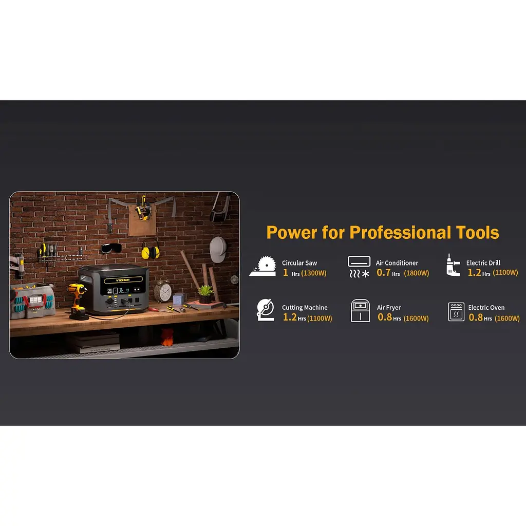 Зарядна станція Vtoman FlashSpeed 1500 PB-58 1500W 1548Wh / 1500 Вт / 1548 Вт/ч / LiFePO4 (FlashSpeed 1500) UA - фото 11