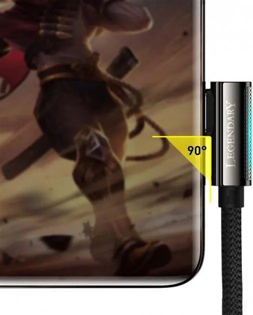 Кабель Baseus Legend Series Elbow Fast Charging Data Cable Type-C to Type-C 100W 1m CATCS-01 Black - фото 5