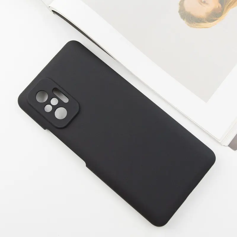 Чохол Silicone Cover Lakshmi Full Camera (AAA) для Xiaomi Redmi Note 10 Pro / 10 Pro Max Чорний / Black - фото 2