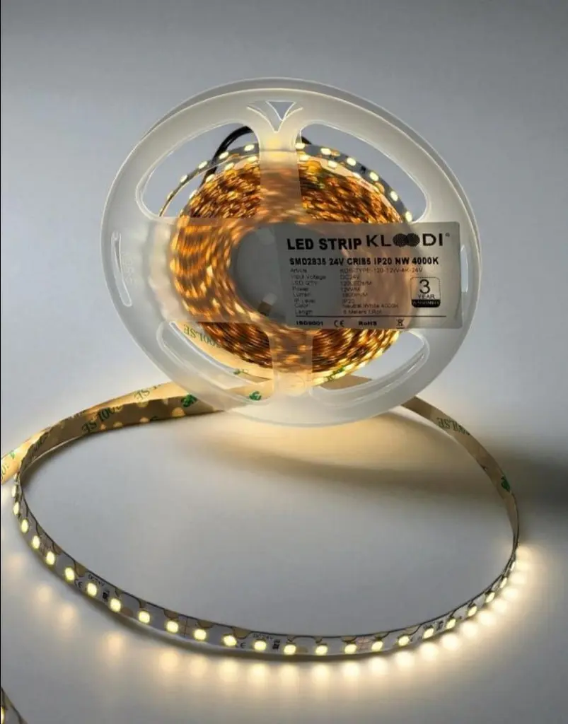 LED Стрічка S-TYPE 12W 120LED 4000K 1800LM IP20 24V KLOODI KDS-TYPE-120-12W-4K-24V - фото 3