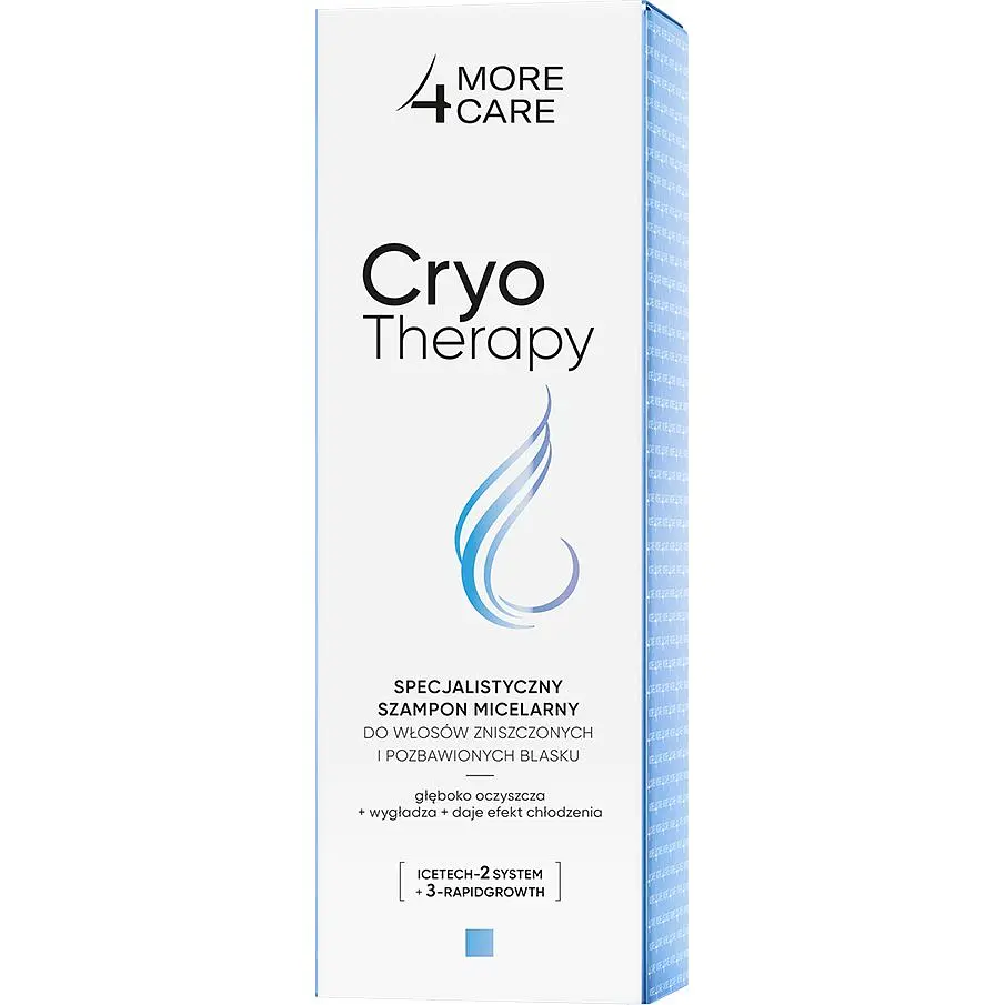Шампунь More4care Cryo Therapy міцелярний для пошкодженого і тьмяного волосся 200 мл  - фото 3