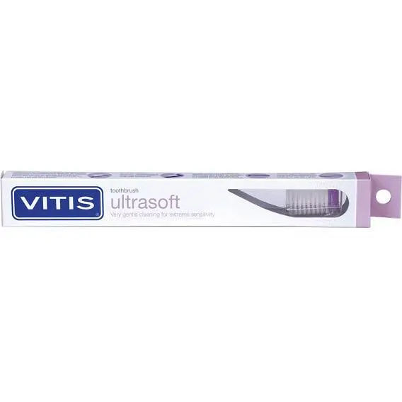 Щітка зубна Vitis Soft м'яка + Vitis Gingival паста 15 мл фіолетова - фото 4