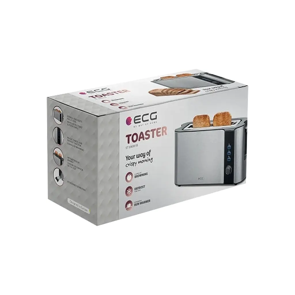 Тостер ECG ST 10630 SS - фото 9