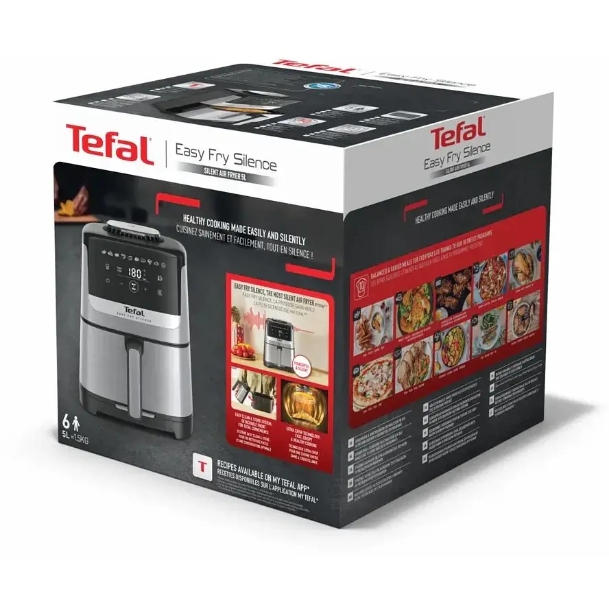Мультипіч Tefal Easy Fry Silence 1670 Вт сріблясто-чорна (EY552DE0) - фото 5