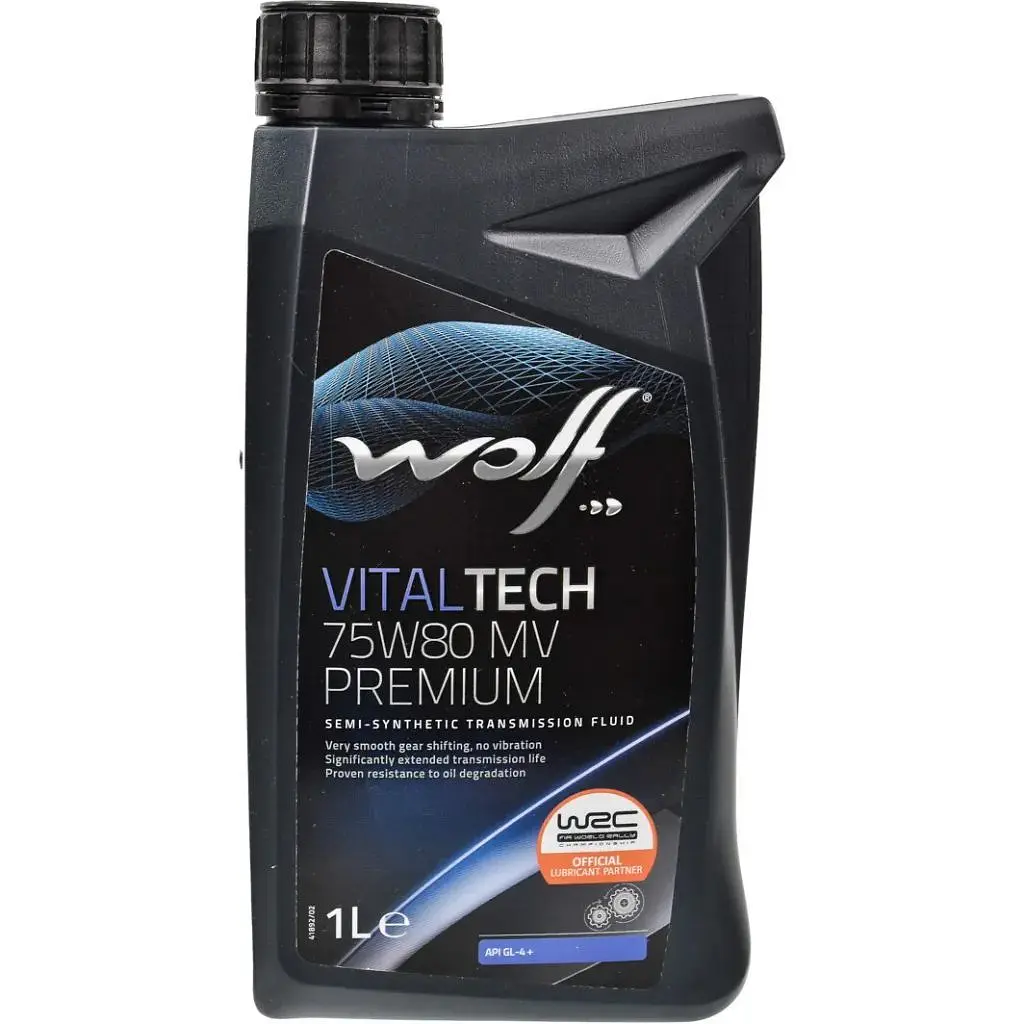 Трансмиссионное масло Wolf VITALTECH 75W80 MV PREMIUM 1л (1048400) - фото 1