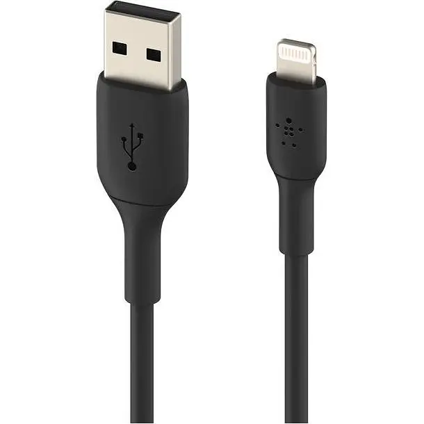 Кабель Belkin Boost Up Charge USB-A to Lightning 1m Black (CAA001BT1MBK) [158791] - фото 2