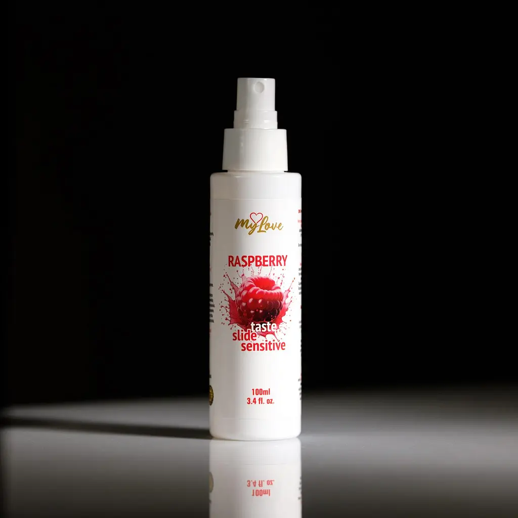 Лубрикант на водній основі MyLove Taste Slide Sensitive Raspberry, 100 мл - фото 6