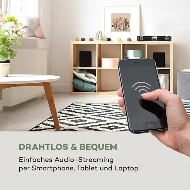 HiFi тюнер Аuna iTuner 320 BT Spotify Connect (10034063) - фото 5