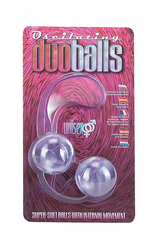 Вагінальні кульки Marbelized Duo Balls, Pink - фото 2