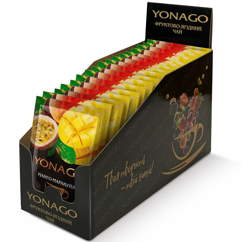 Напиток витаминный концентрированный YONAGO Манго-Маракуйя 50 г - фото 2