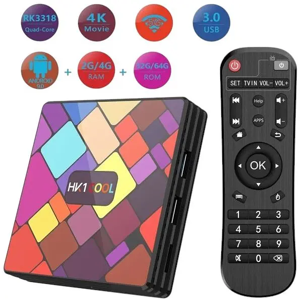 Смарт приставка HK1 Cool (Smart TV) медіаплеєр з 4-х ядерним процесором на Andorid 8.1 з HDR і 4K/60fps 2GB/16GB - фото 3
