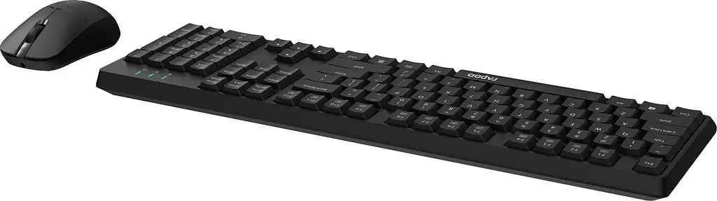 Комплект RAPOO X1500 Wireless Keyboard &amp; Mouse black (13073) - фото 4