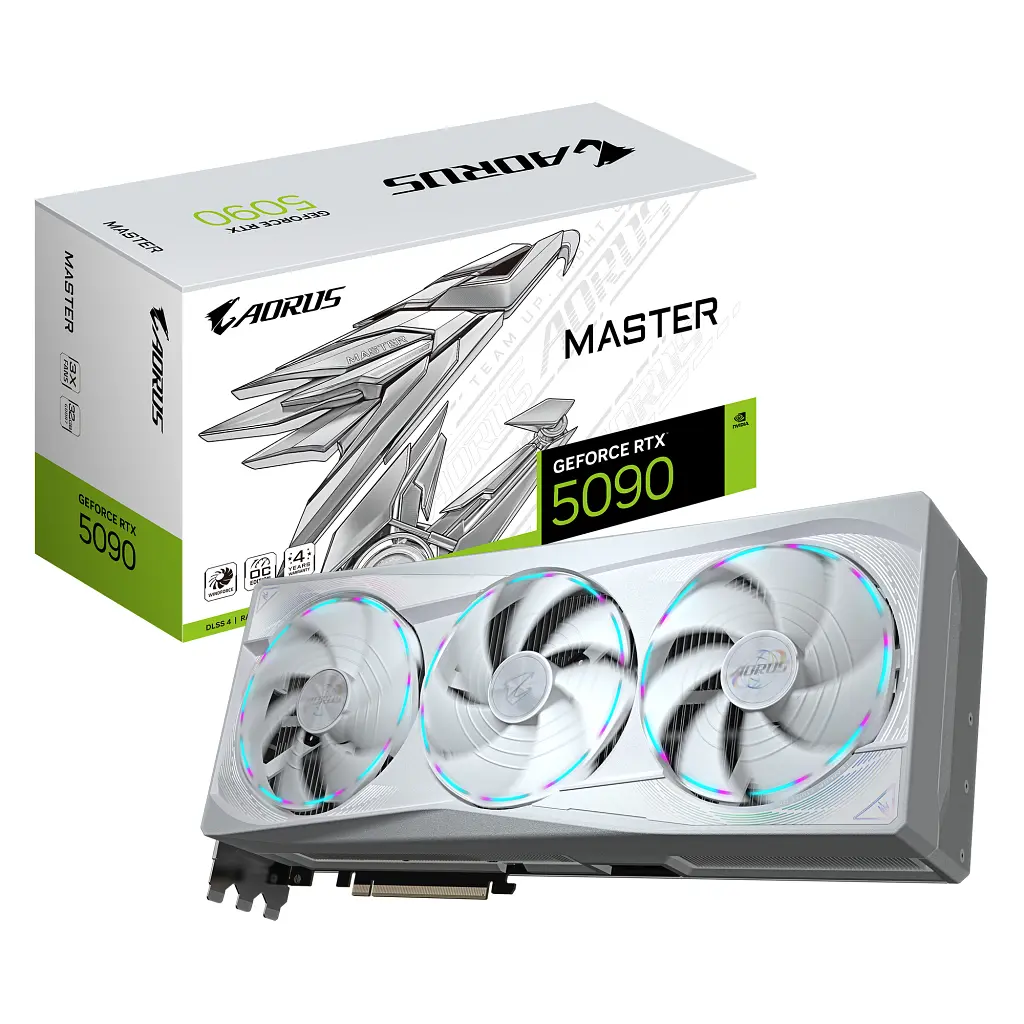 Відеокарта GIGABYTE GeForce RTX5090 32GB MASTER ICE (GV-N5090AORUSM ICE-32GD) - фото 10