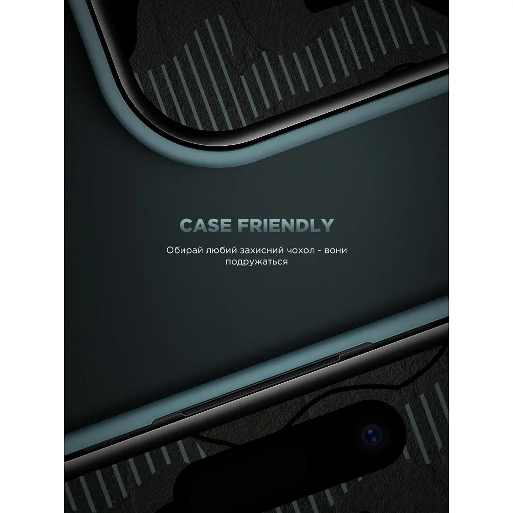 Скло захисне Armorstandart Infinity Black Icon 2.75D Apple iPhone 17 / 17 Pro / 16 Pro (ARM86416) - фото 8