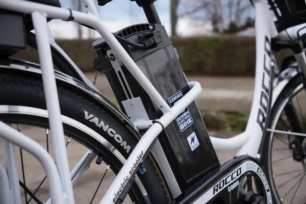 Электровелосипед Двухместный Corso Rocco 26 дюймов (500W 48V 20Ah) Shimano 7 скоростей Белый - фото 11