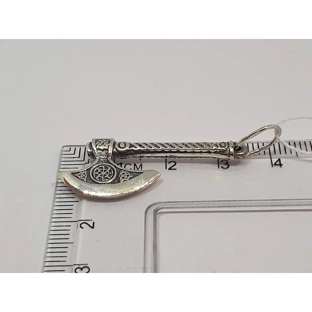 Срібний підвіс Vegas Секіра Перуна. 30066ч - фото 4