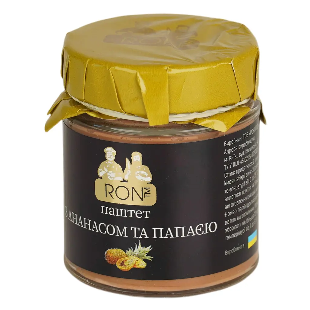 Паштет ананас+папайя RON 160 г - фото 2