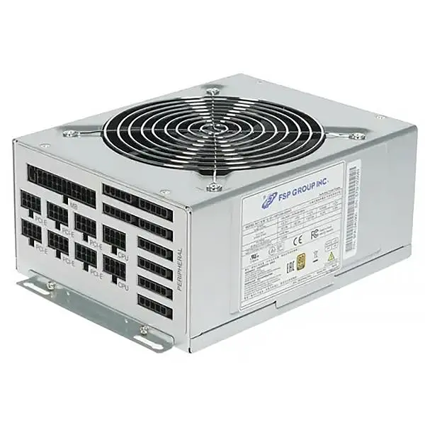 БЖ 1200W FSP FSP1200-50AAG 80+ GOLD, 6xPCI-E6+2, 135mm fan, Modular, C20, brown box (FSP1200-50AAG) - фото 4