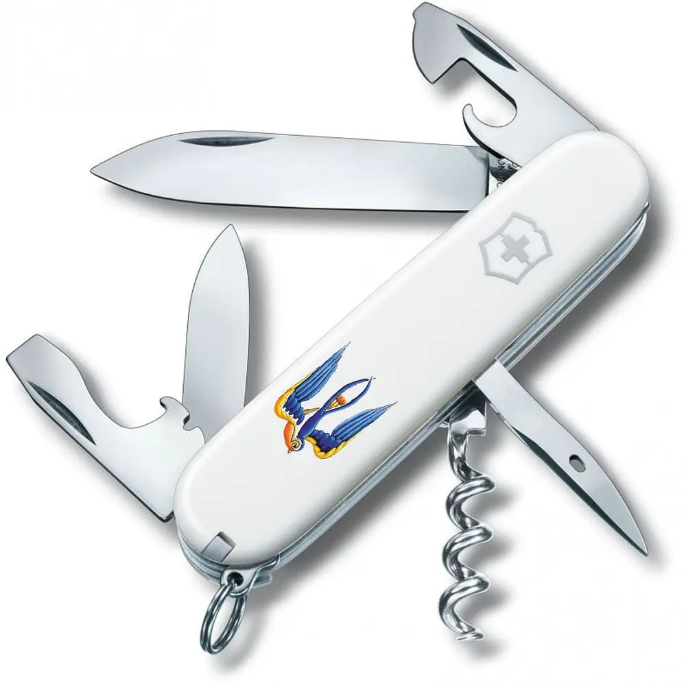 Ніж Victorinox Spartan Ukraine 91мм 12функ біл Ластівка - фото 4
