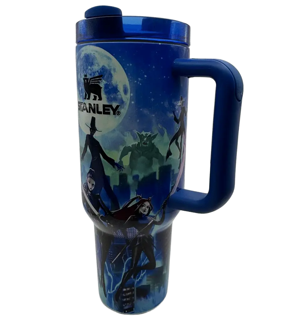 Термос термочашка Stanley Quencher H2.0 Tumbler Світиться у темряві 1,18 л Huntr/X World Tour Edition KT7001987 - фото 6