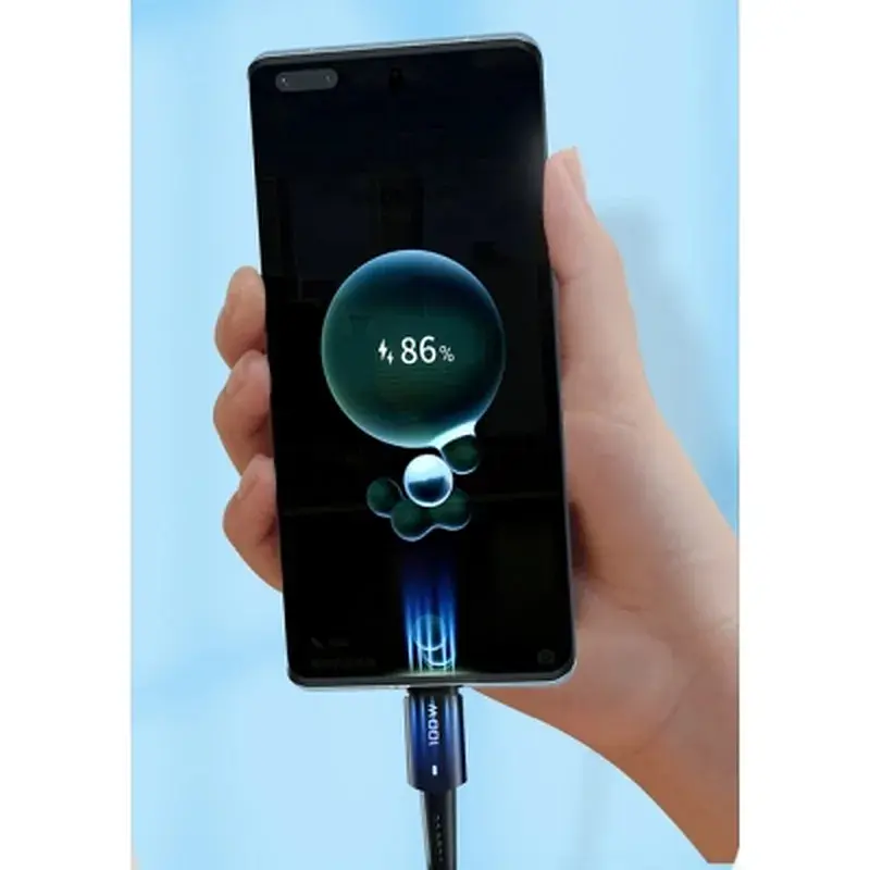 Дата кабель USB-C to USB-C 1.0m 100W black Essager (EXCTT1-CG01) - фото 9