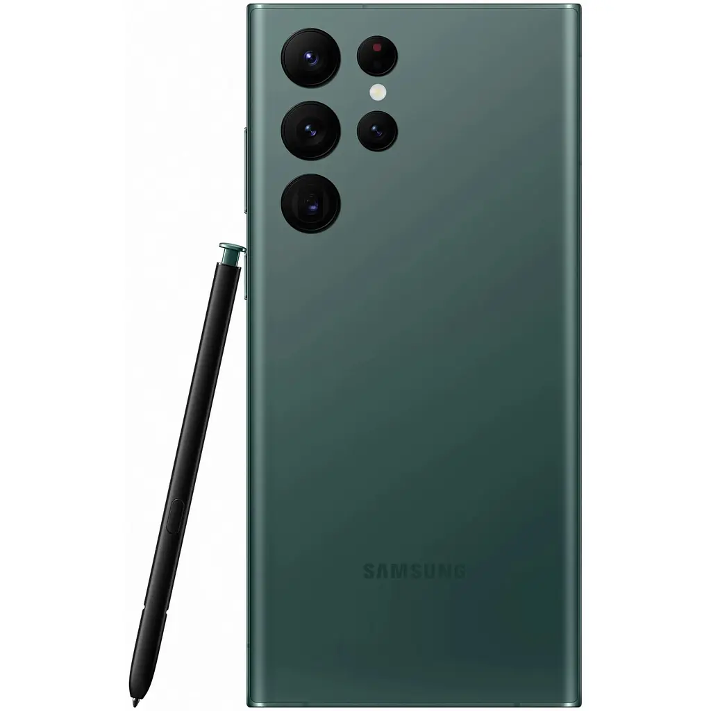 Смартфон Samsung Galaxy S22 Ultra 5G 12/256Gb Green S9080/DS (Asia) [NFC, 2 SIM, no e-SIM] - фото 3