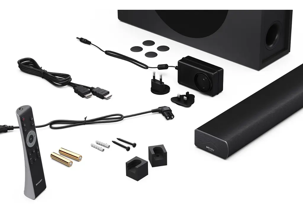 Саундбар SHARP HTSBW-320 360W Dolby, DTS Black - фото 8