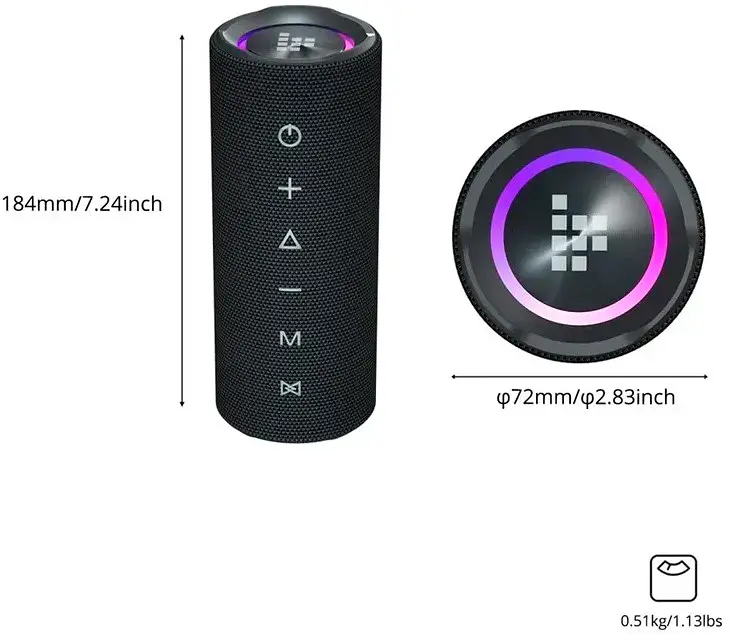 Колонка Bluetooth Tronsmart Mirtune C2 Black (1091846) UA - фото 6