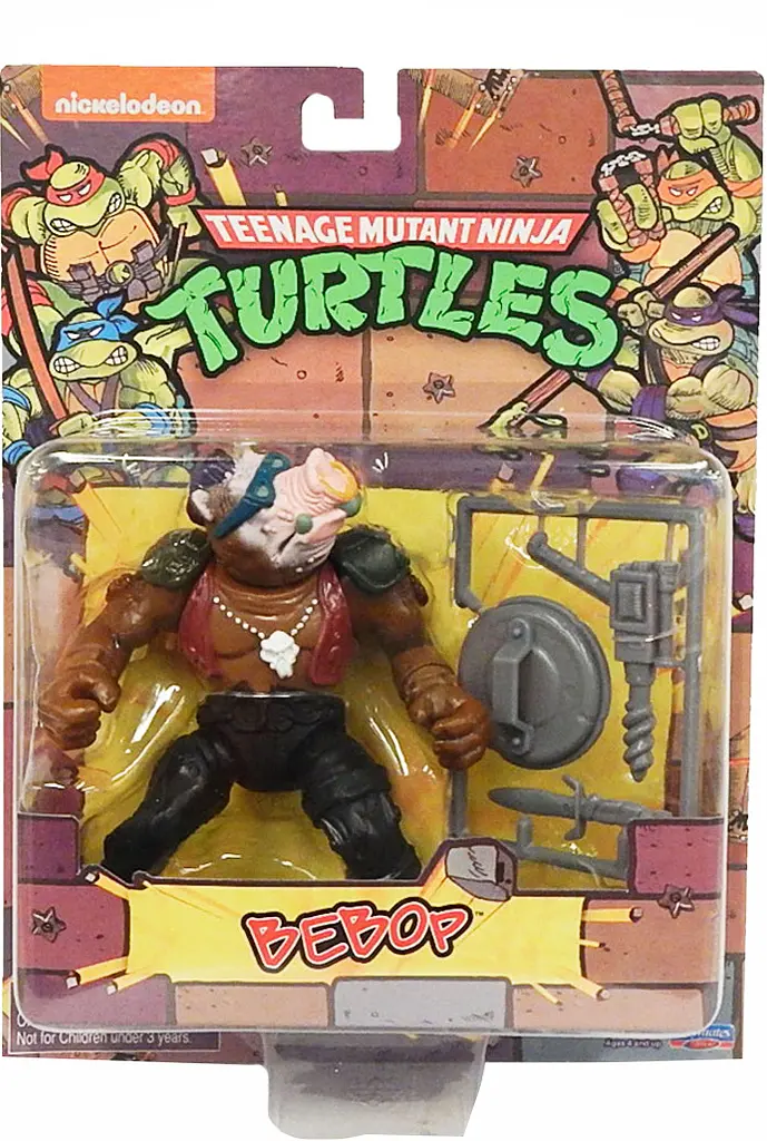 Игровая фигурка TMNT 1988 Style серии Черепашки-ниндзя Бибоп, 12 см (90909) - фото 2
