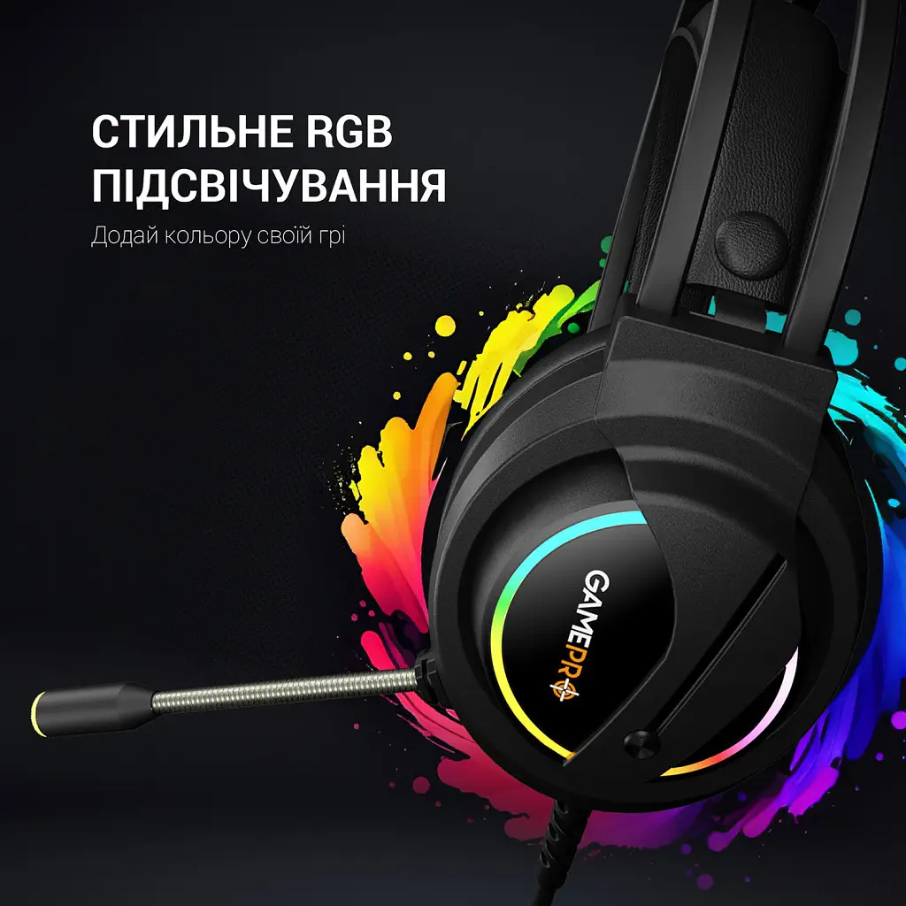 Навушники GamePro HS565 Nitro Black (HS565) - фото 10