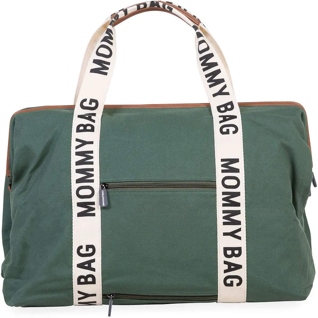 Сумка Childhome Mommy bag Signature - Canvas Green, зелена (CWMBBSCGR) - фото 4