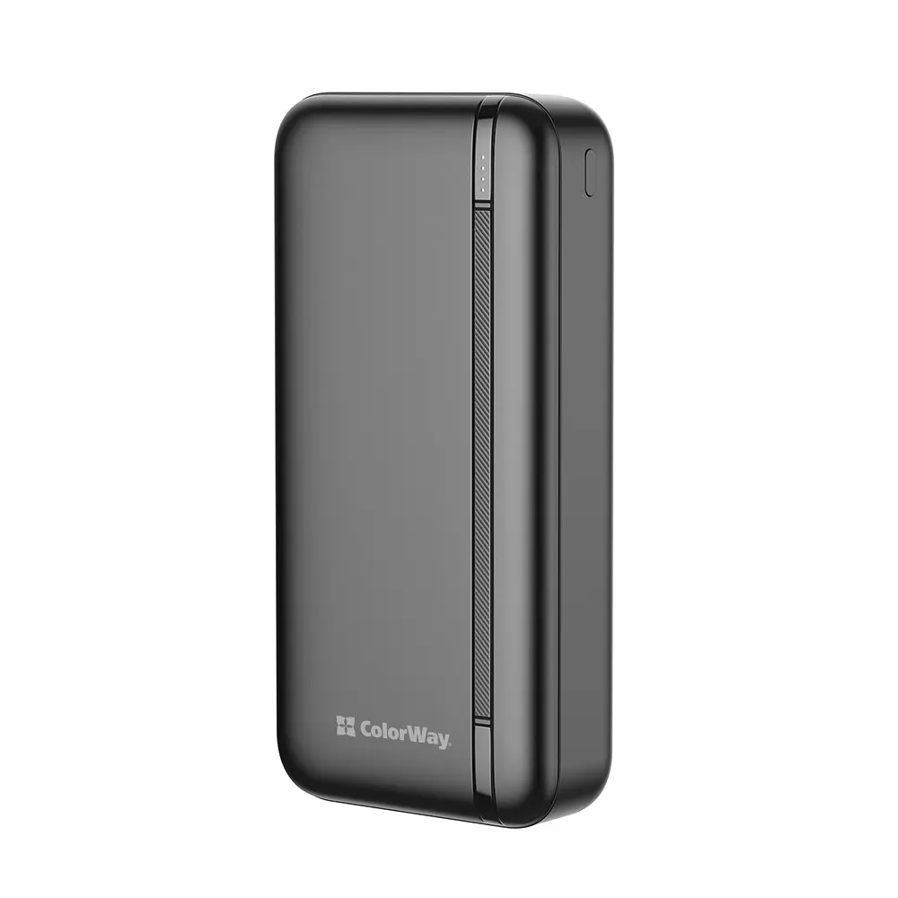 Універсальна мобільна батарея ColorWay Portable Charger 20000mAh Чорний (CW-PB200LPB4BK-PD) - фото 5
