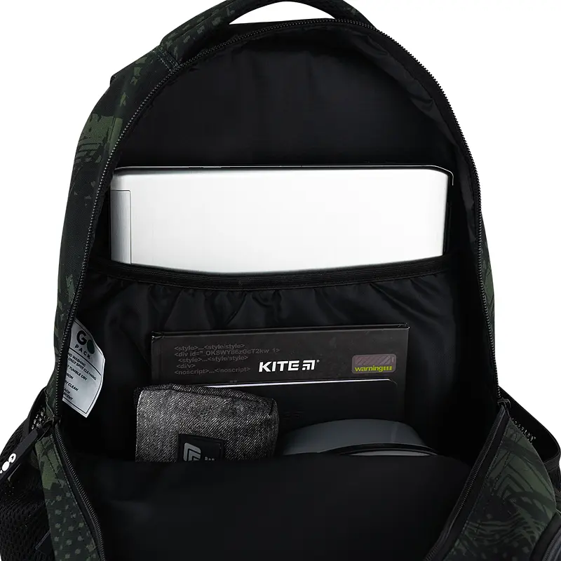 Рюкзак GoPack Teens 162L-3 Черный (GO26-162L-3) - фото 14