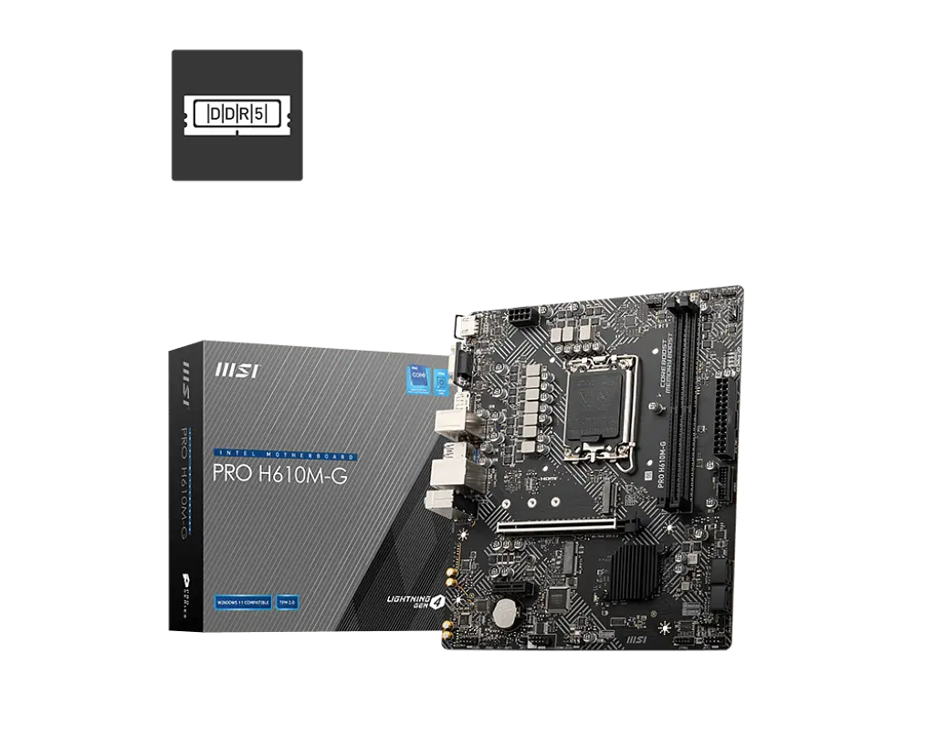Материнська плата MSI H610M-G Pro LGA 1700 (PRO H610M-G) - фото 5