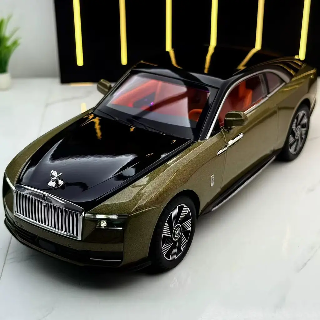 Колекційна металева модель автомобіля АвтоЕксперт Rolls-Royce Spectre з інерцією, світлом та звуком 1:24  - фото 6