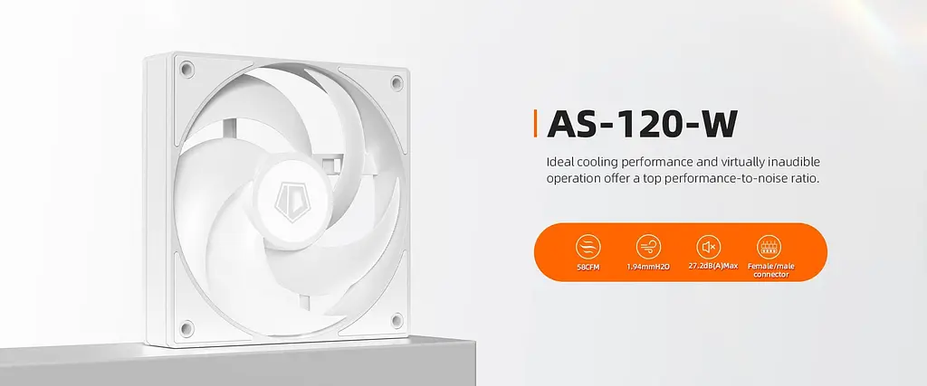 Вентилятор ID-Cooling AS-120-W (AS-120-W) - фото 10