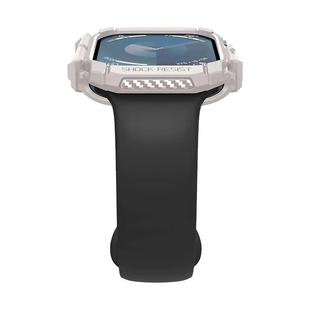 Чохол Spigen Rugged Armor для Apple Watch 10 46mm Dune Beige (ACS08600) - фото 6