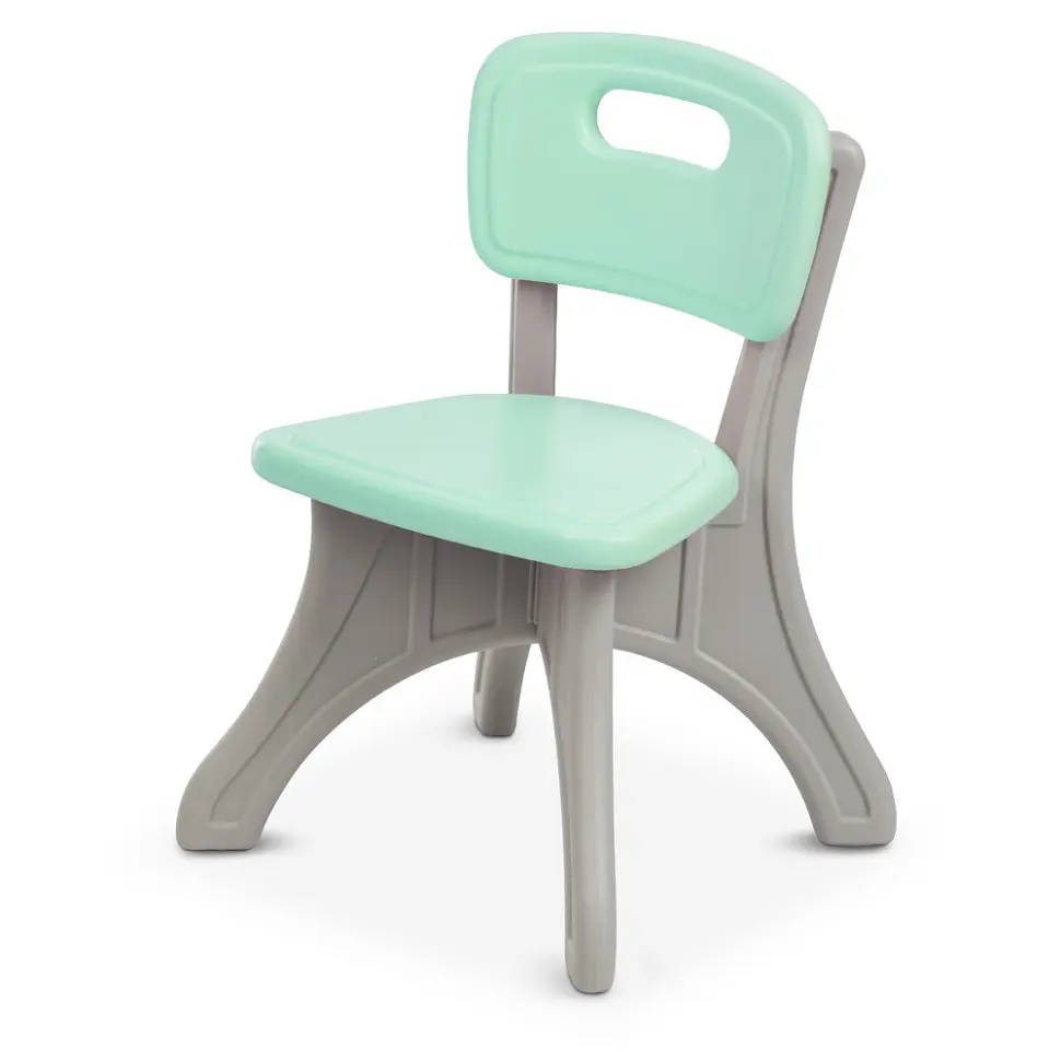 Детский столик с двумя стульями NEW TABLE-5 бежево-мятный - фото 2