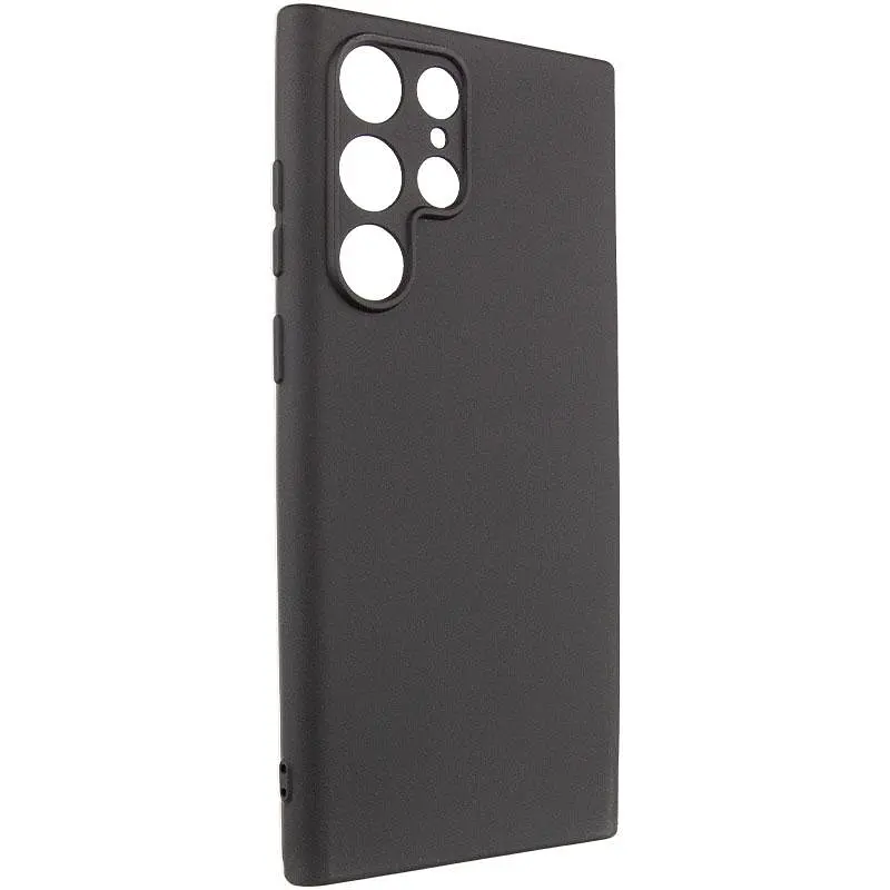 Чохол TPU Getman Liquid Silk Full Camera для Samsung Galaxy S24 Ultra Чорний / Black - фото 2