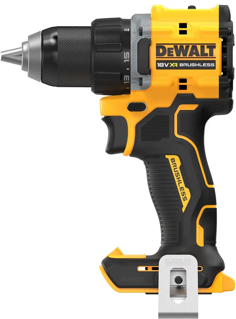 DeWALT Дриль-шурупокрут XR Li-Ion 18В 74Нм 0-450-1650об/хв патрон 13мм 1.12кг кейс кейс без АКБ та ЗП - фото 5