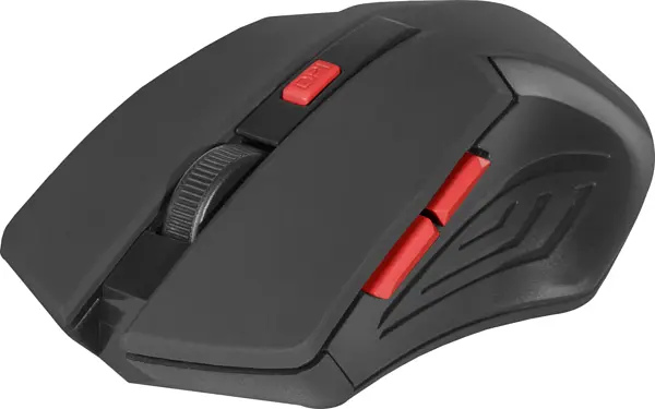 Мишка Defender Accura MM-275 Black-Red (52276) - фото 2