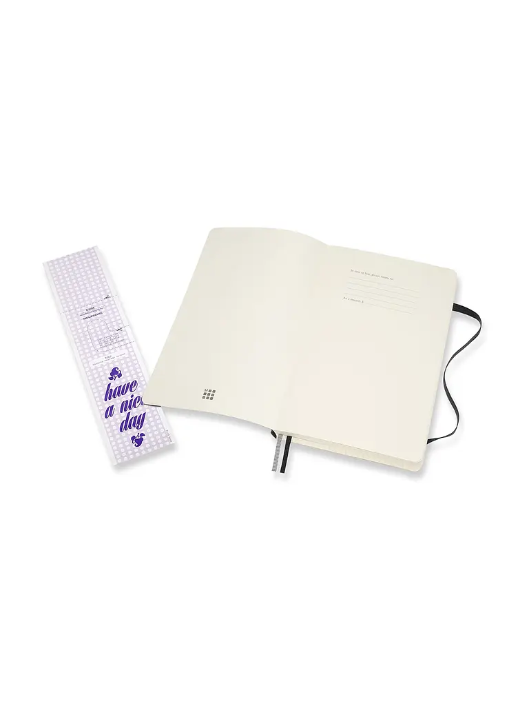 Записник Moleskine Classic Expanded середній, Клітинка Чорний М'який (QP617EXP) - фото 4