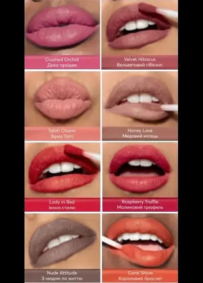 Зволожувальна рідка губна помада Avon Ультра з матовим ефектом Зірка Таїті/Tahiti Charm 7 мл - фото 2