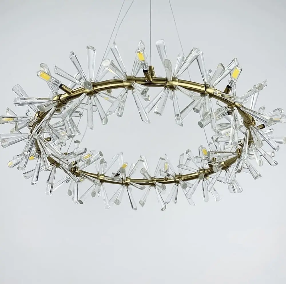 Подвесная люстра ALMA со стеклянными палочками Ø 80 см Ст. NO 4–800 AB | Line F - фото 2