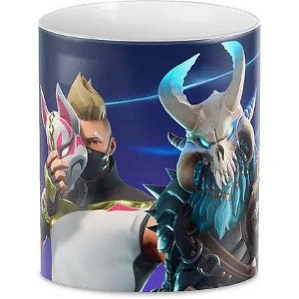 Кружка GeekLand Fortnite Фортнайт FT.02.10 рагнарок и дрифт 330 мл белая - фото 3