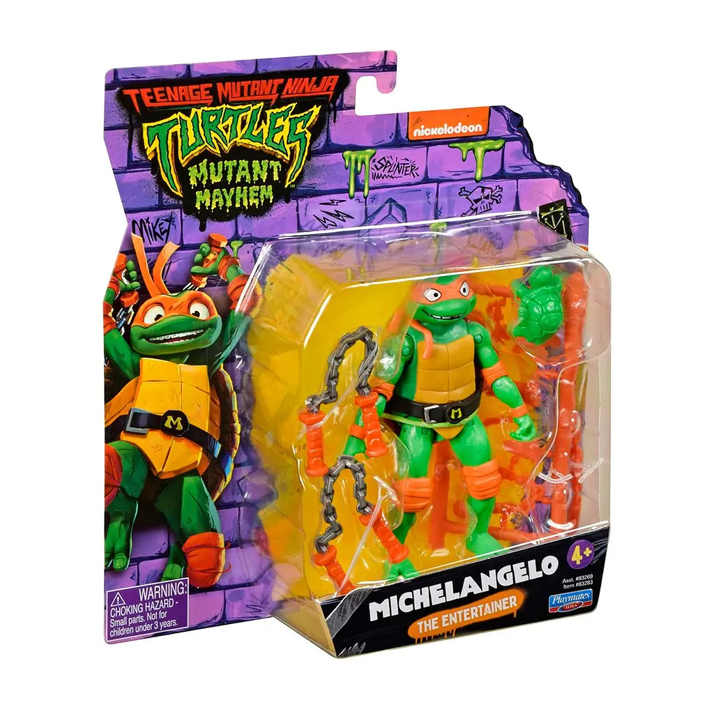Ігрова фігурка серії «Черепашки-Ніндзя MOVIE III» – МІКЕЛАНДЖЕЛО TMNT 83283 - фото 6