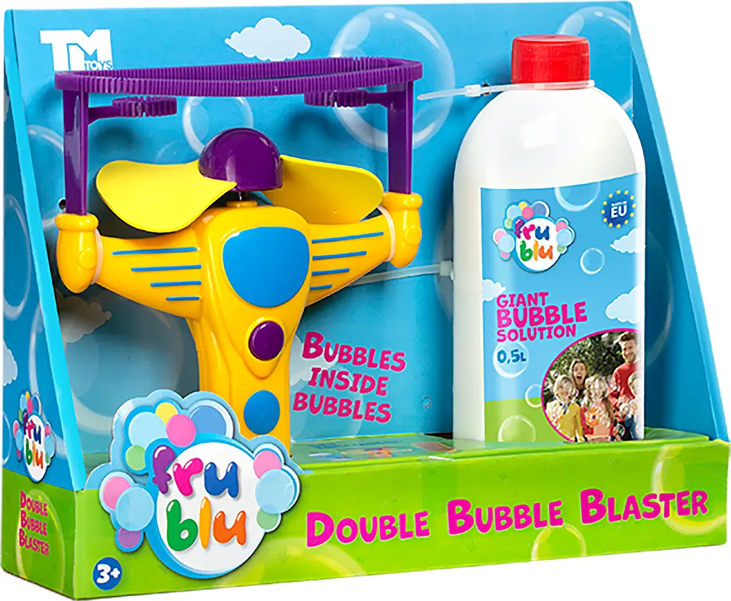 Мильні бульбашки Fru Blu Подвійний бластер із розчином 0,5 л (DKF8205) - фото 4