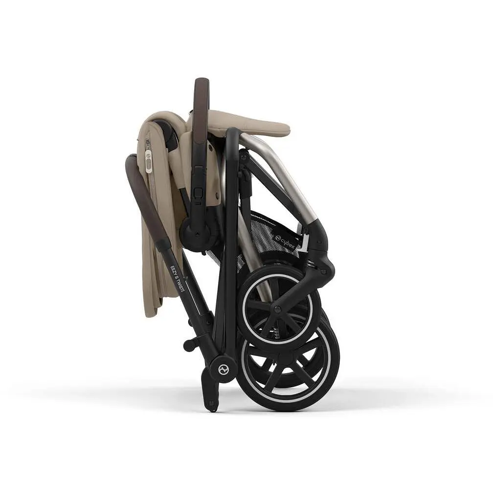 Коляска Cybex Eezy S Twist+ 2 TPE B Almond Beige (з бампером) (524000127) - фото 8
