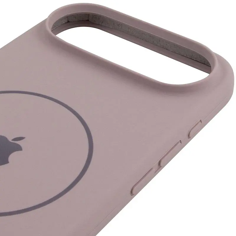 Чехол Epik Silicone Case Full Protective (AA) V2 with MagSafe для Apple iPhone 17 Air (6.5) Серый / Lavender - фото 4